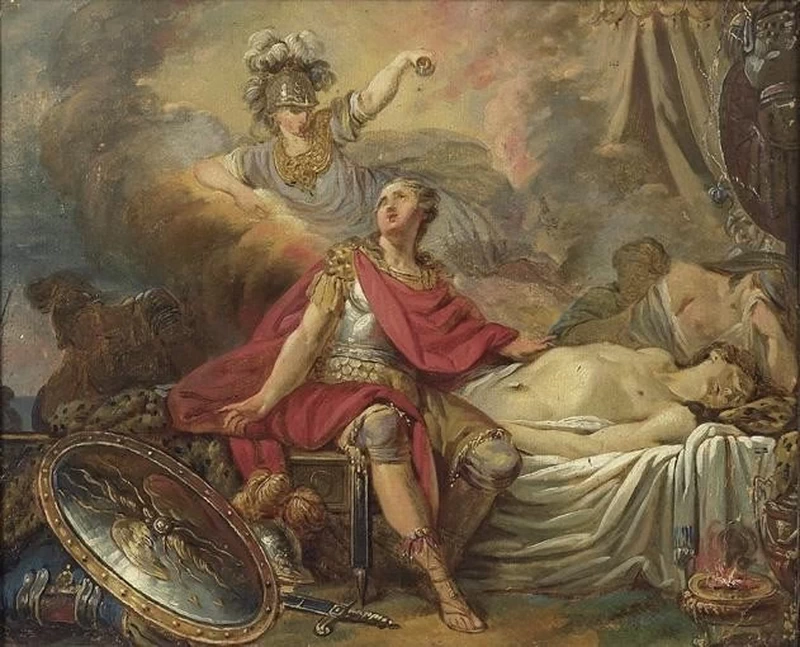 La morte di Patroclo - attribuito